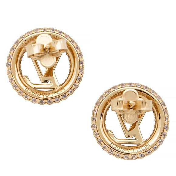 Louis Vuitton Crystal Louise By Night Stud Earrings - Picture 3 of 3